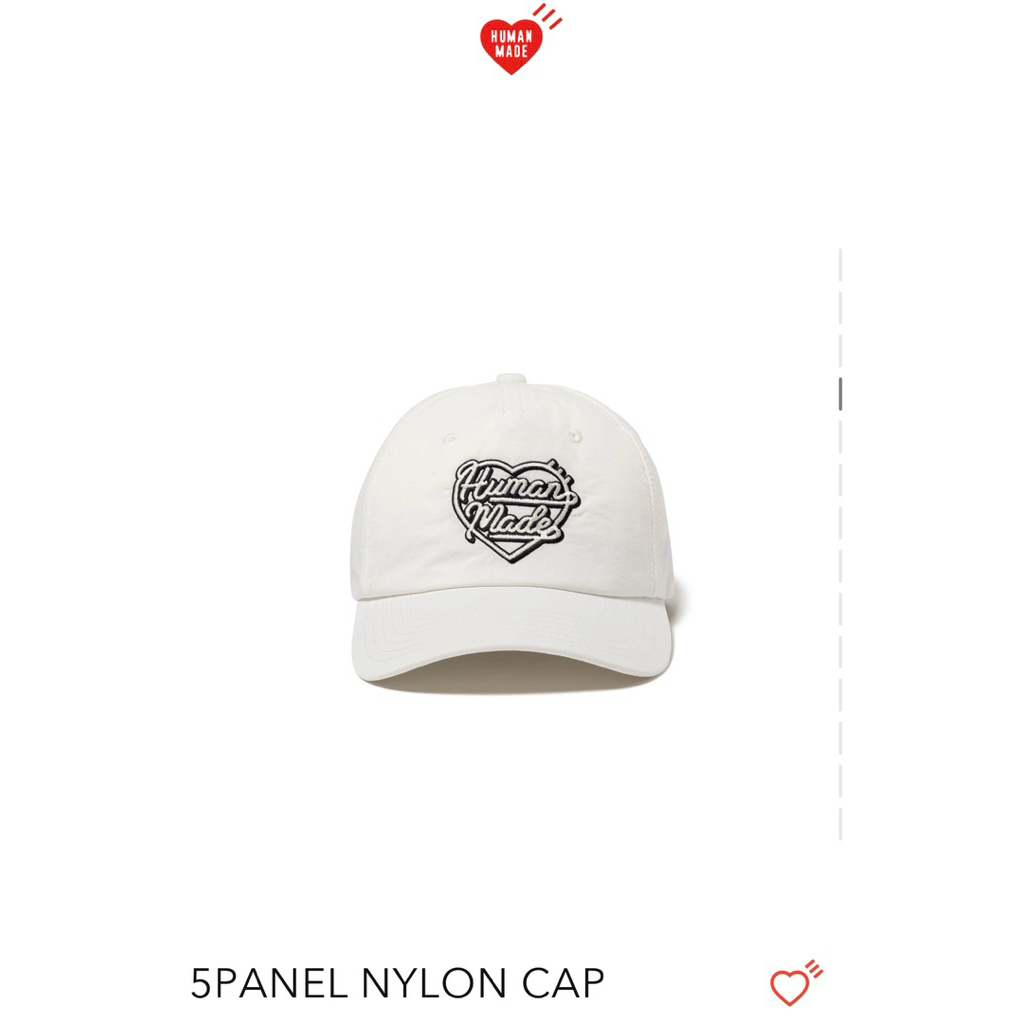 (New) หมวก Human Made สีขาว