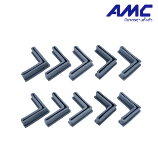 AMC พลาสติกรองขาเหล็กฉาก (4 ตัว) ที่รองเหล็กฉาก เพื่อป้องกันการขูดขีด กันพื้นเป็นรอย ขนาด 1นิ้วครึ่ง