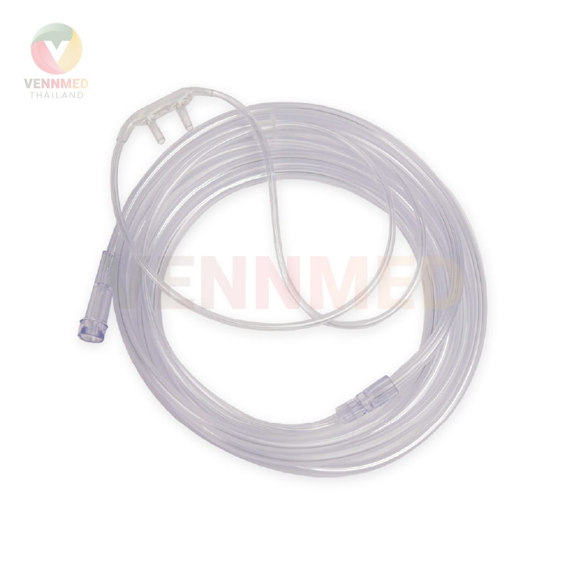 สายให้ออกซิเจนเสียบจมูก Cannula 2 เมตร จำนวน 5 เส้น