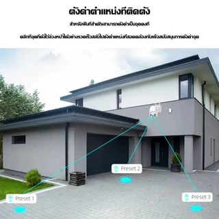 V380 Pro 1080P Q8 กล้องเครือข่าย Wifi กล้องวงจรปิดไร้สายนอกบ้าน กันน้ำวิดีโอไนท์วิชั่น Alarm ปลอดภัย