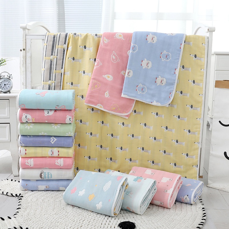 ผ้าขนหนูสาลู ผ้าเช็ดตัวสาลู รุ่น 6 ชั้นขนาด70x140cm