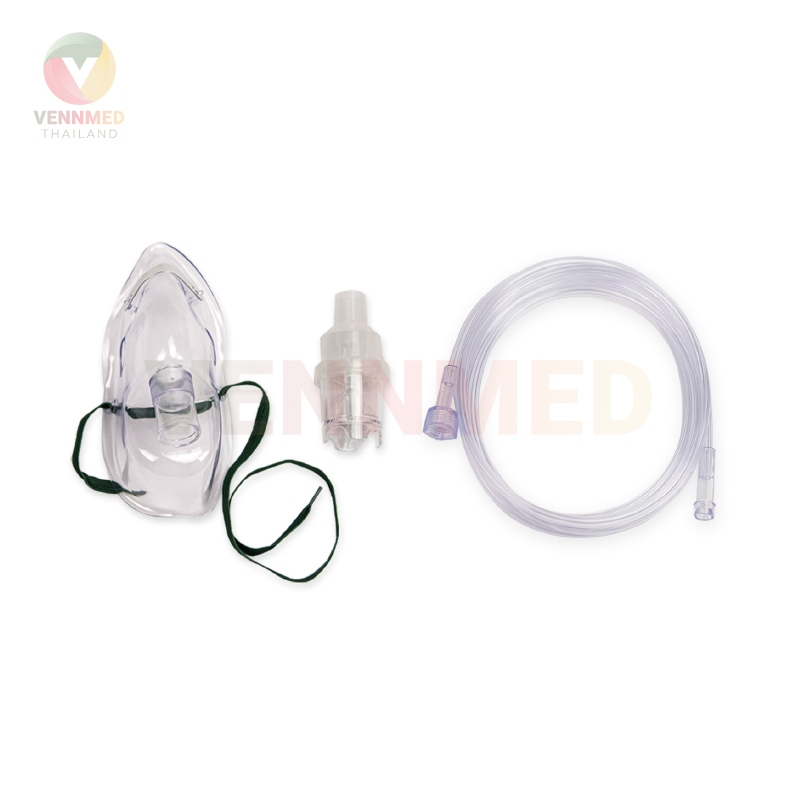 ชุดอุปกรณ์พ่นยา สำหรับผู้ใหญ่ Nebulizer Mask (Adult) จำนวน 10 ชุด