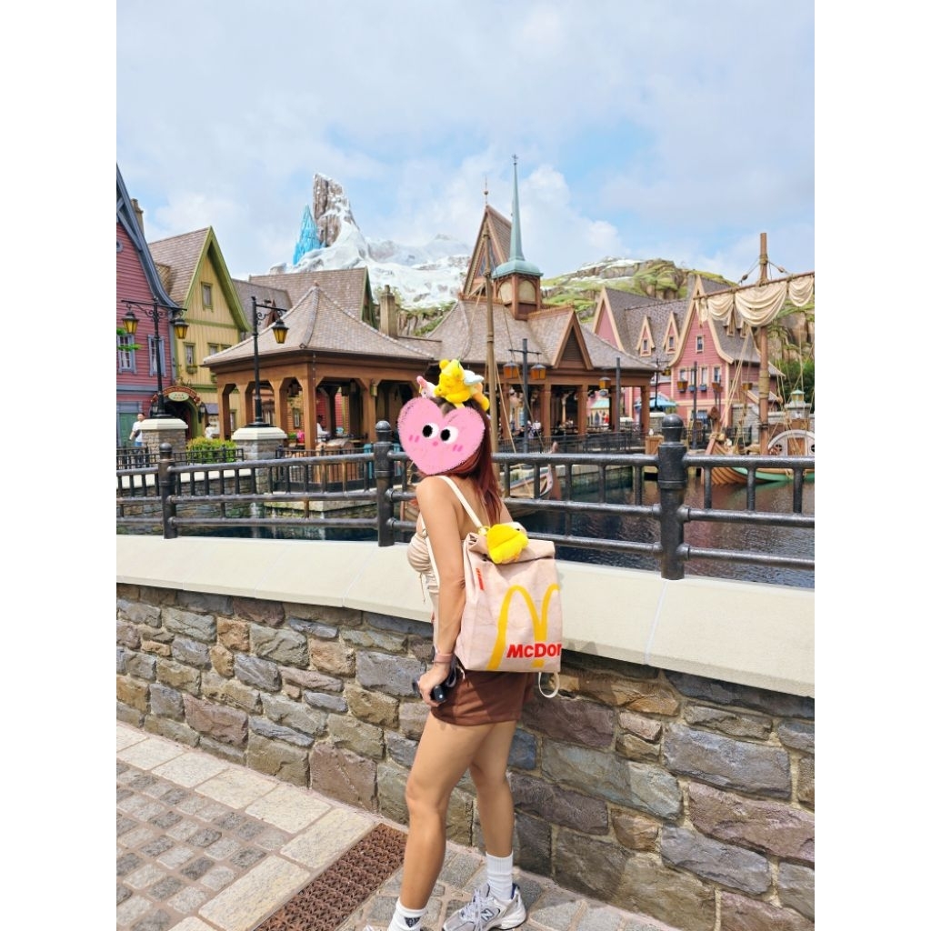 🎒เป้ Mcdonald kfc ทรงถุงพับ(กันน้ำ)ไซส์ใหญ่🎒10ใบขึ้นไปมีราคาส่ง(Made in Thailand)