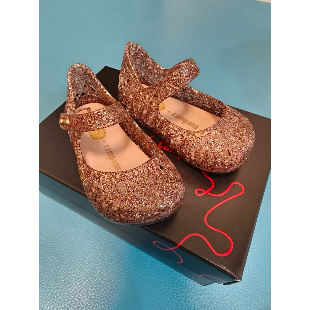 รองเท้าคัทชูเด็กเล็ก ยี่ห้อ mini melissa ไซส์ EUR 19/20 (มือสอง)