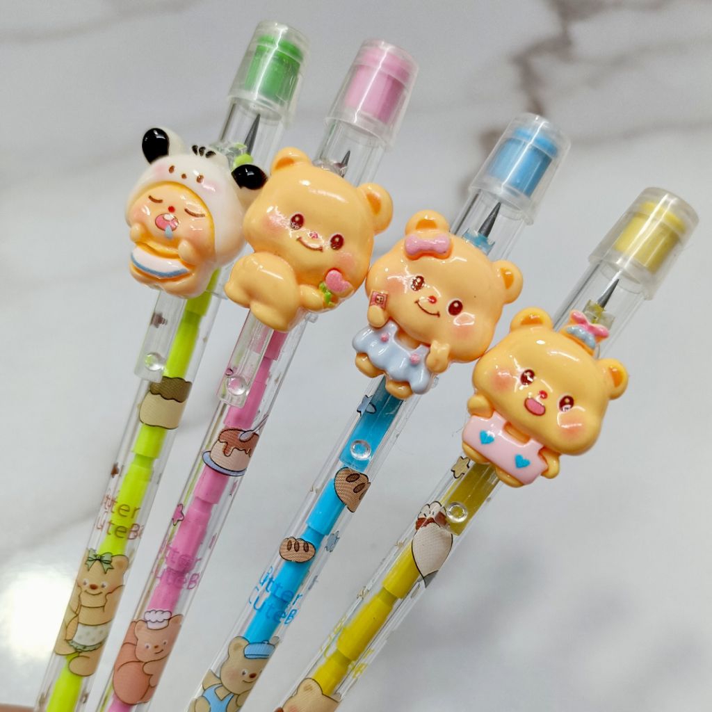 ดินสอเปลี่ยนไส้ลายการ์ตูนซาริโอ้ สติส ฮีโร่ พร้อมส่งในไทย - รูปที่ 7