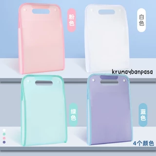 F01 เเฟ้มใส่เอกสาร กล่องใส่เอกสาร a4 มีหูหิ้ว มีช่องเเบ่ง 13 ช่อง กระเป๋าใส่เอกสาร
