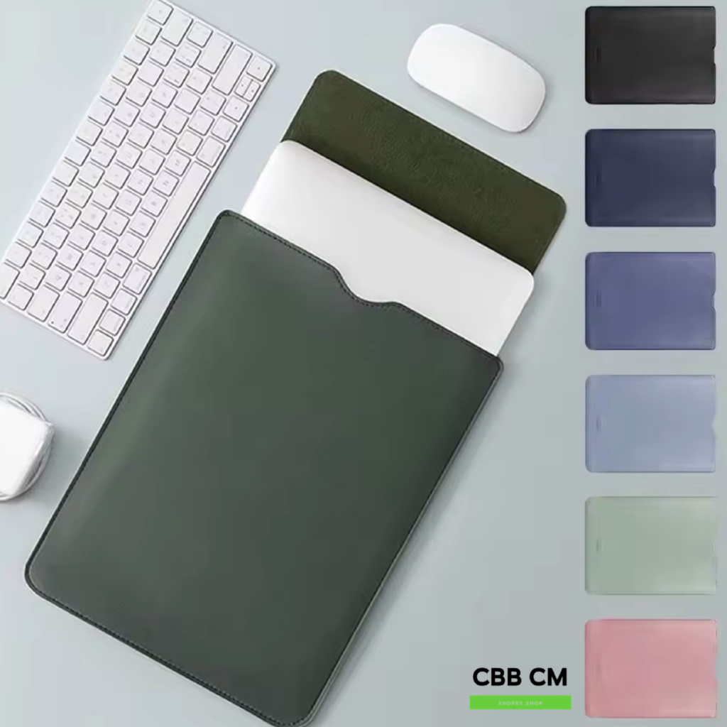 BUBM ซองหนังกันน้ำสำหรับใส่ MacBook Air/Pro13” 2016-2020 ฝาปิดรองเม้าส์ได้ กระเป๋าแล็ปท็อป Laptopbag