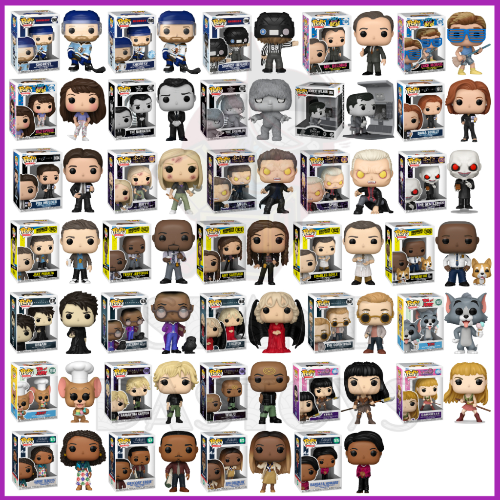 {PRE-ORDER} Funko Pop! TELEVISION : Buffy Vampire Slayer, Brooklyn Nine-Nine, Sandman, X-Files, Saved By Bell, Abbott