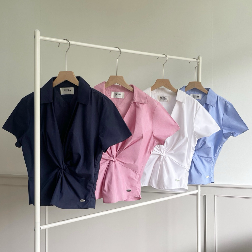 - Quera Wendy Blouse - เสื้อเชิ้ตเวนดี้ 🍑