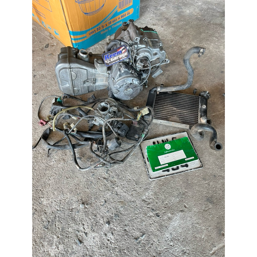 เครื่อง cbr คาบู มีเล่ม,ไม่มีเล่ม ได้ชุดไฟครล หม้อน้ำ คาบู - รูปที่ 2