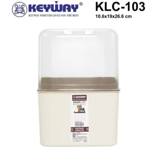 keyway กล่องใส่ตะเกียบ ช้อน ส้อม หลอด มี 3ช่อง KLC-103.