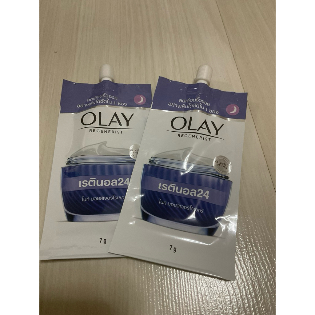 Olay regenerist by ไนท์ มอยส์เจอร์ไรเชอร์ 7 g 1 ซอง