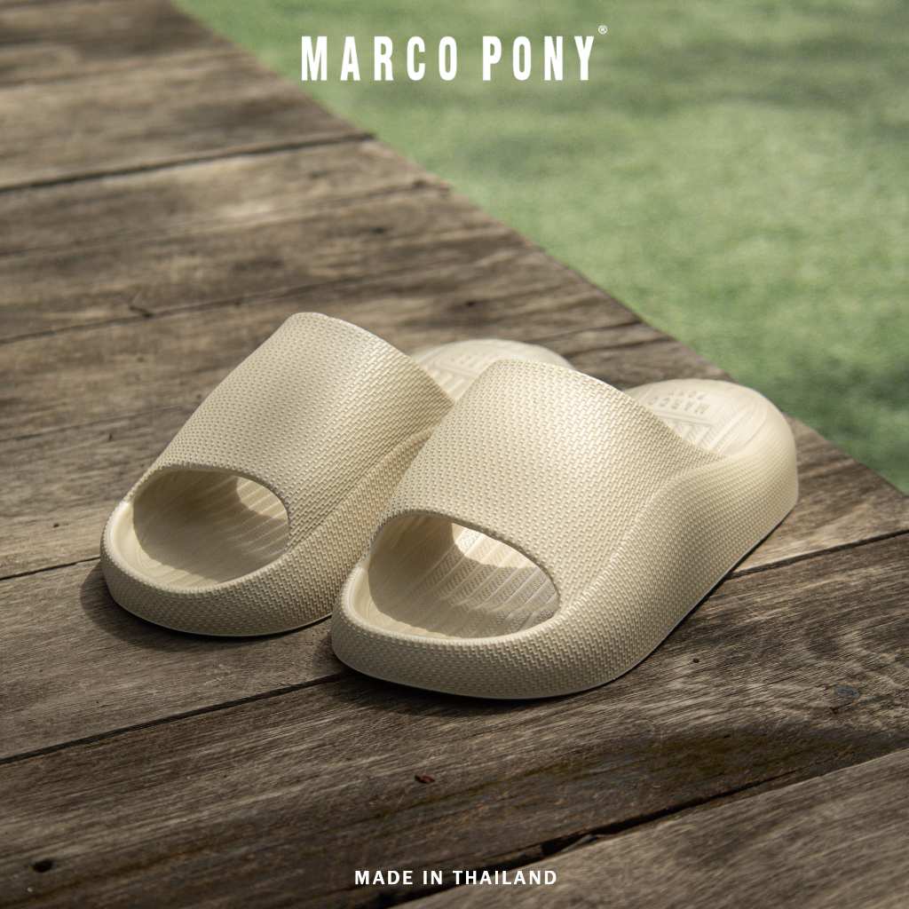Marco Pony รองเท้าผู้หญิง สลิปเปอร์นุ่มๆ EVA นุ่มสบาย กันลื่นแน่ กันน้ำได้ รองเท้าอุ้งเท้าแมว MH9028