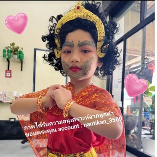 (1)แทททูหน้ายักษ์ แทททูหน้านางยักษ์ แทททูคิ้ว-ปากนางยักษ์​ พร้อมส่งทันที