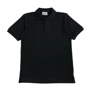 Rope Knit Polo เสื้อโปโลถักลายเชือกสุดคลาสสิก สีน้ำตาลอ่อน,กรม,เทาเข้ม,ขาว,ดำ,เขียว