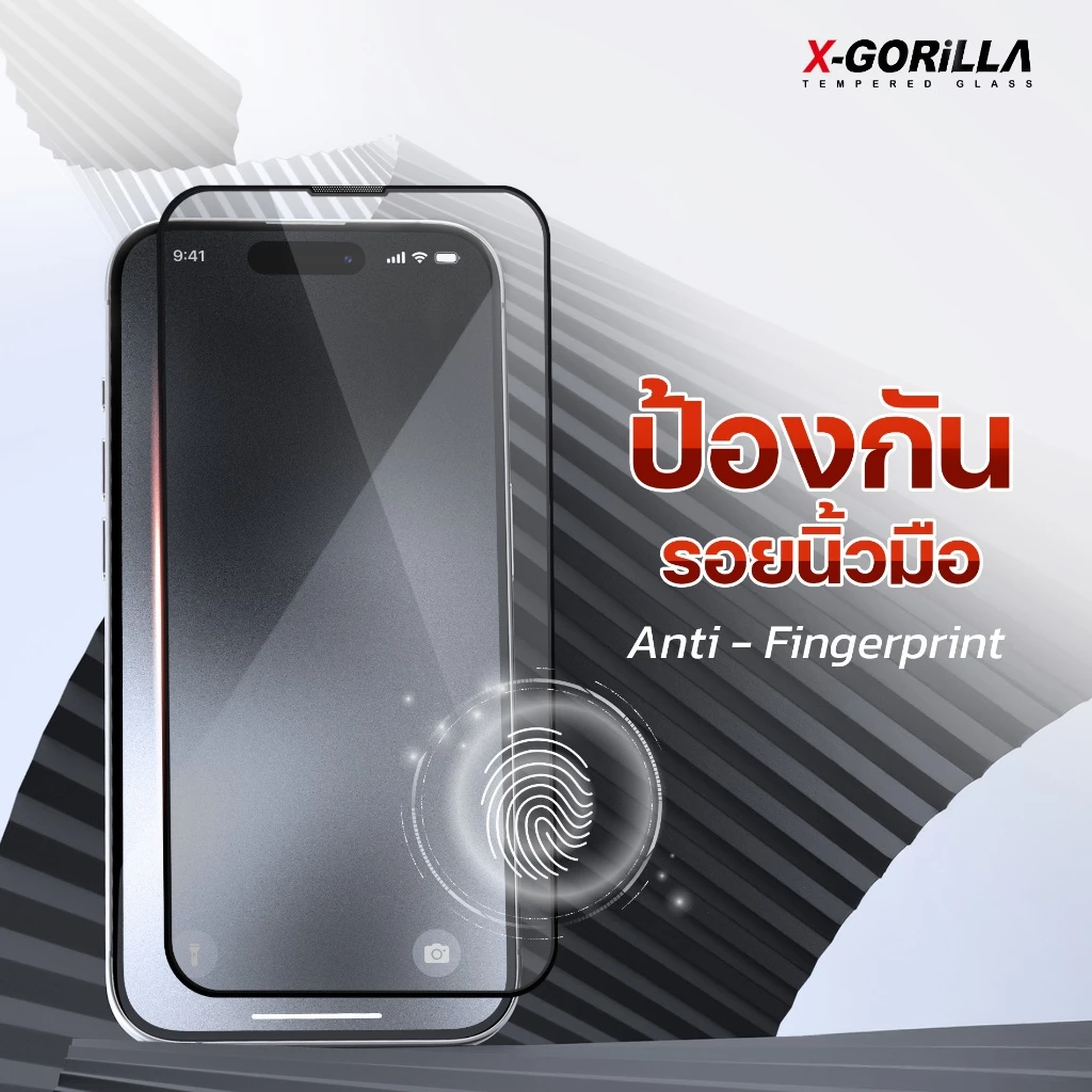 X-GORiLLA ฟิล์มแบบมีบล็อกช่วยติด For iPhone เกรดพรีเมียม รับประกัน90วัน กันรอยกันแตก ทัชลื่น แท้100% thumbnail 4