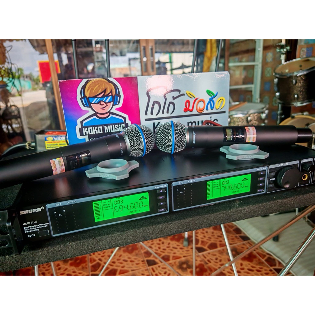 ไมค์ลอยคู่SHURE UR4D​ PLUS