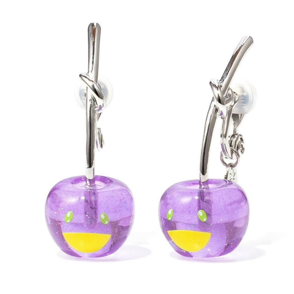 พร้อมส่ง/ของแท้ ต่างหูแบบเจาะ Liquem x Murakami