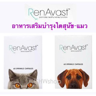 RenAvast [แท้💯] DOG & CAT อาหารเสริมแคปซูลบำรุงไตสุนัขและแมว
