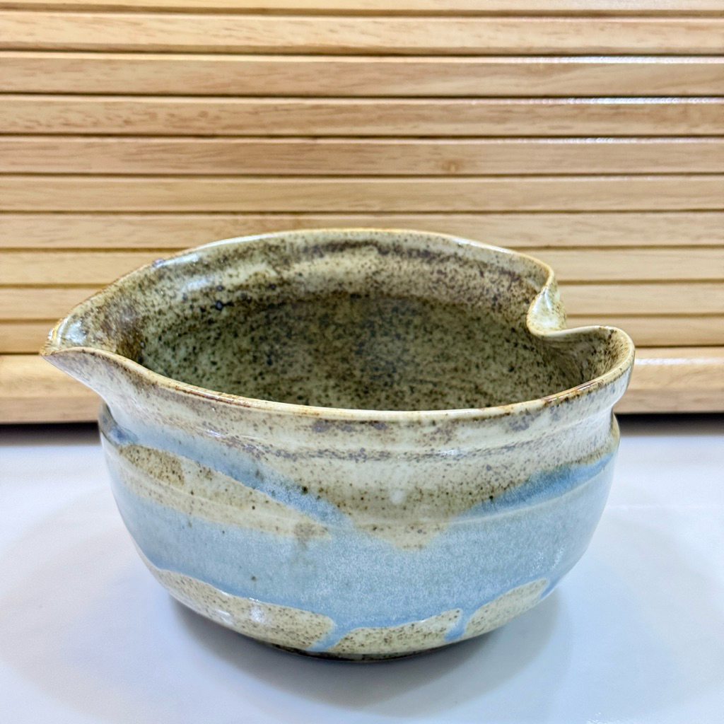 🌱พร้อมส่ง🍵 ถ้วยมัทฉะ Orachi Matcha bow สี By the sea มีปากเท