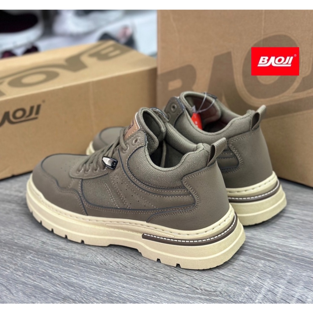 👟BAOJI บาโอจิ  รองเท้าผ้าใบ Classic Style ทรงสวย งานสวย ไซส์ 41-45 , รุ่น BRM1005 , BRM1010 - รูปที่ 6
