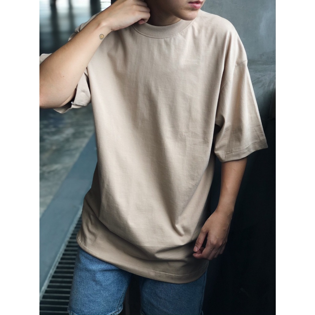 SALE เสื้อเปล่า ผ้านุ่มพิเศษ Oversize ah.huh คอชิด