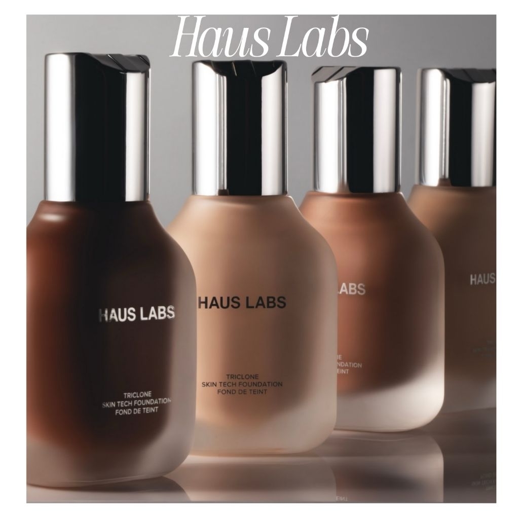 (รองพื้นเกลี่ยง่ายเนื้อบางเบา)🇺🇲HAUS  LABS TRICLONE ™ SKIN TECH Foundation(Full Size)