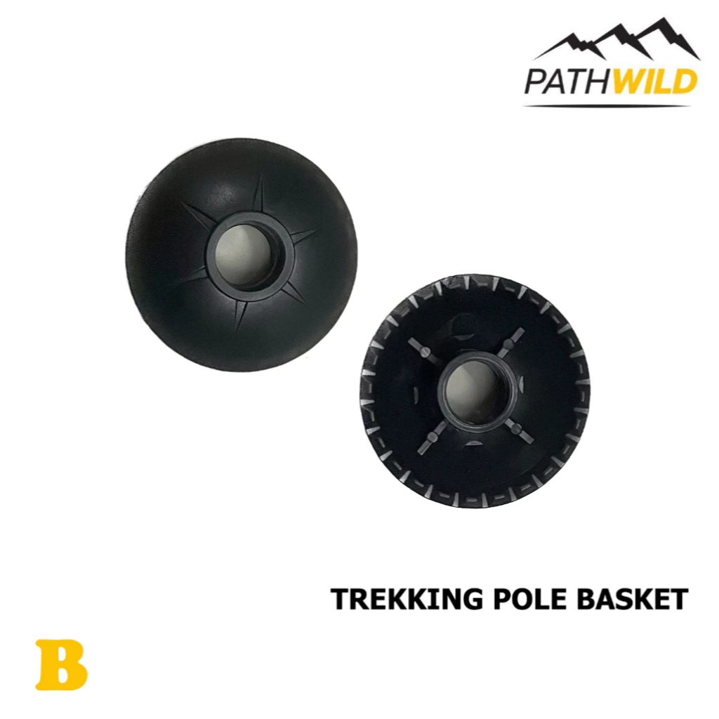 PATHWILD TREKKING POLE BASKET ตัวกันจม/ที่กันไม้เท้าจม โคลน ทราย หิมะ หรือ ดิน สำหรับไม้เท้าเดินป่า วิ่งเทรล(ขายเป็นอัน) - รูปที่ 2