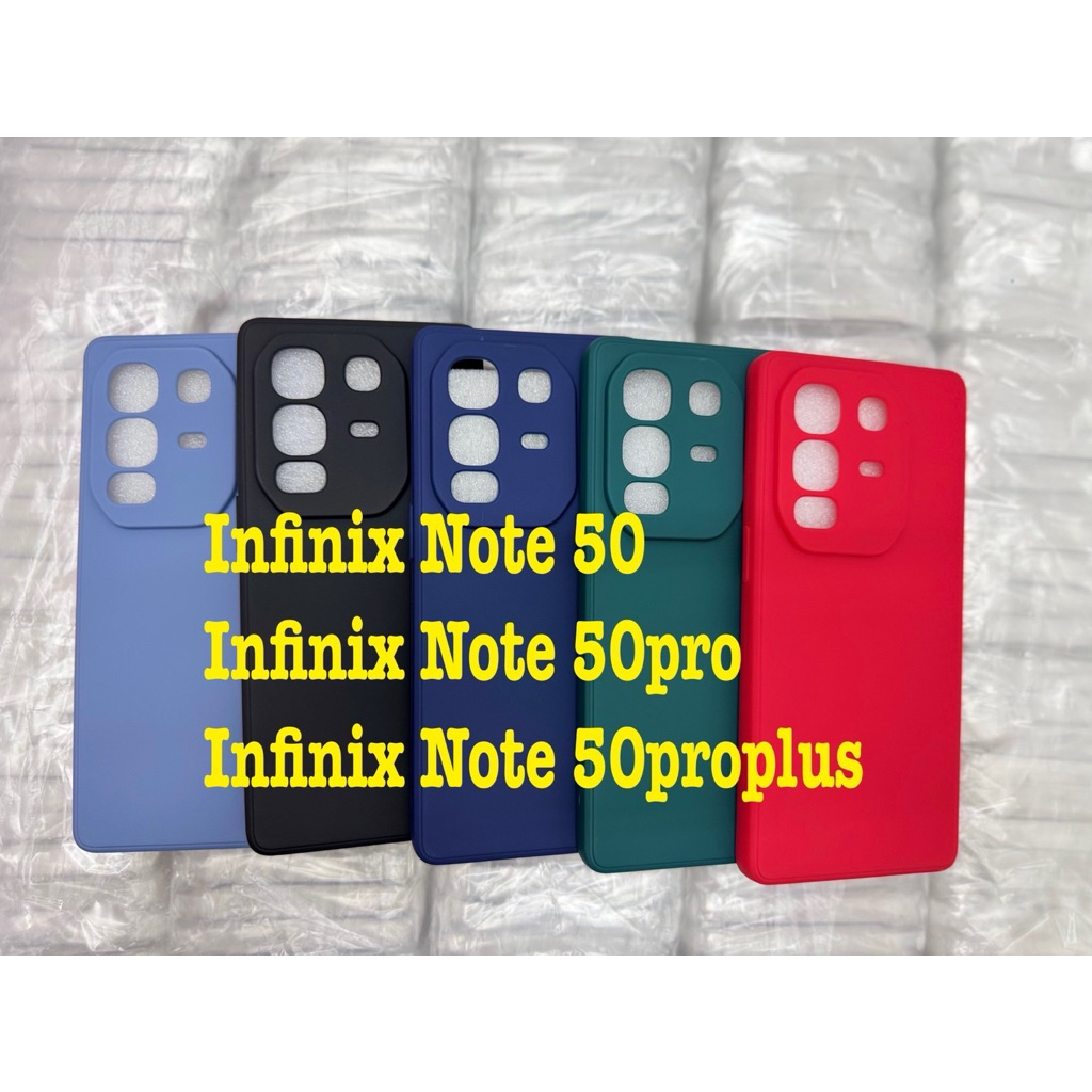 {ส่งจากไทย}เคสTPUนิ่มสีพาสเทล สำหรับรุ่น lnfinix Note50 Note50pro Note50Proplus Smart 10