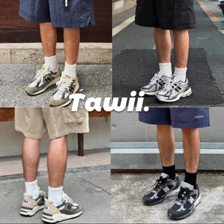 Tawii. ถุงเท้ายาว ถุงเท้าวิ่ง ถุงเท้าขาว ถุงเท้ากีฬา ฟรีไซส์ ผ้าฝ้าย100% Unisex