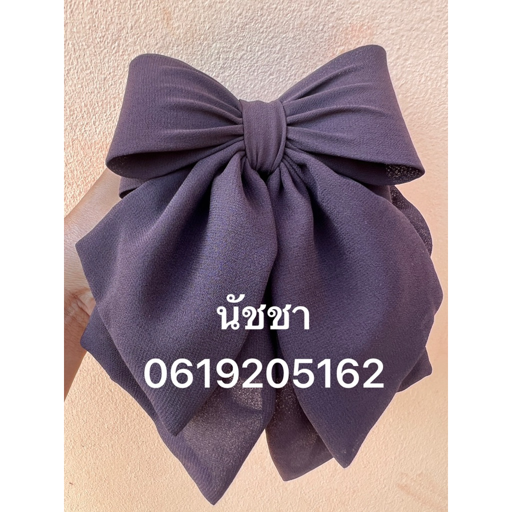 เน็ตติดผมผ้าชีฟองสีน้ำตาลหางสั้น - รูปที่ 2