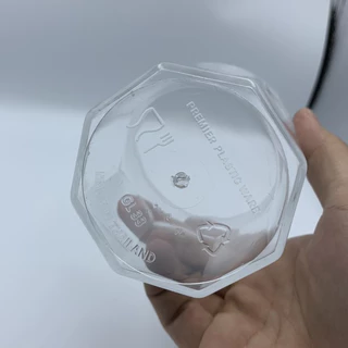 Figure [2ชิ้น] แก้วน้ำพลาสติกใสตกไม่แตก แก้วตกไม่แตก แก้วเหลี่ยมใส ทำจาก PC เข้าเครื่องล้างจานได้