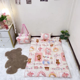 ที่นอนเด็กอนุบาล ที่นอนปิคนิค (ที่นอน+หมอน) 💖🎀 น้ำหนักเบา พกพาง่าย พับเก็บสะดวก ✨