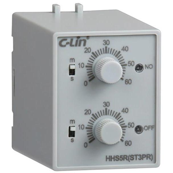 HHS5R (ST3PR) TWIN TIMER ทามเมอร์ ไทม์เมอร์ ON Delay 2หน่วยนับ "C-LIN"