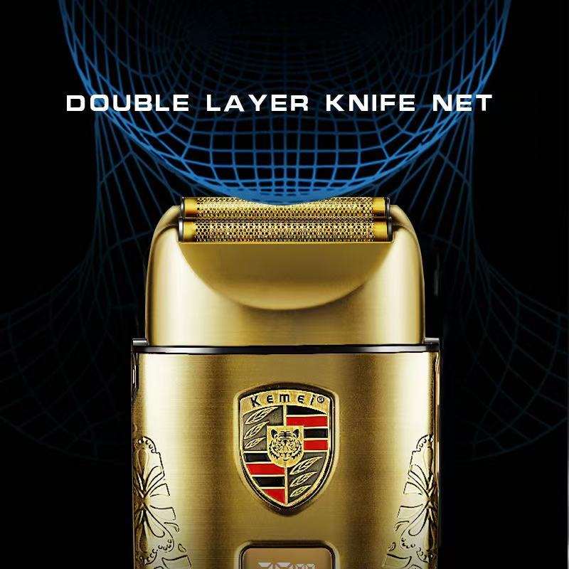 แบตตาเลี่ยนไฟฟ้า kemei KM-T93 กันน้ำได้ โกนหนวดตัดแต่งทรงผม ที่ตัดผมไร้สาย เสียงเงียบ (พร้อมส่งจากไทย) - รูปที่ 6