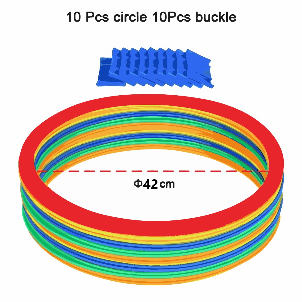 🔥พร้อมส่งในไทย 🔥ห่วงกระโดด10ชิ้น 28-38-42  ห่วงเด็กเล่นฝึกออกกำลังกายกลางแจ้ง ฝึกพัฒนาการ - รูปที่ 2