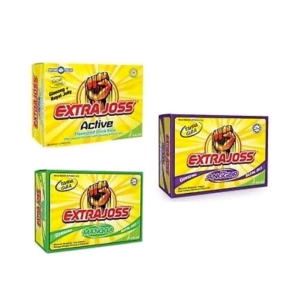 🥃Extra joss ผงสำหรับชงดื่ม ให้ความสดชื่น 1 กล่อง มี 6 ซอง🥃