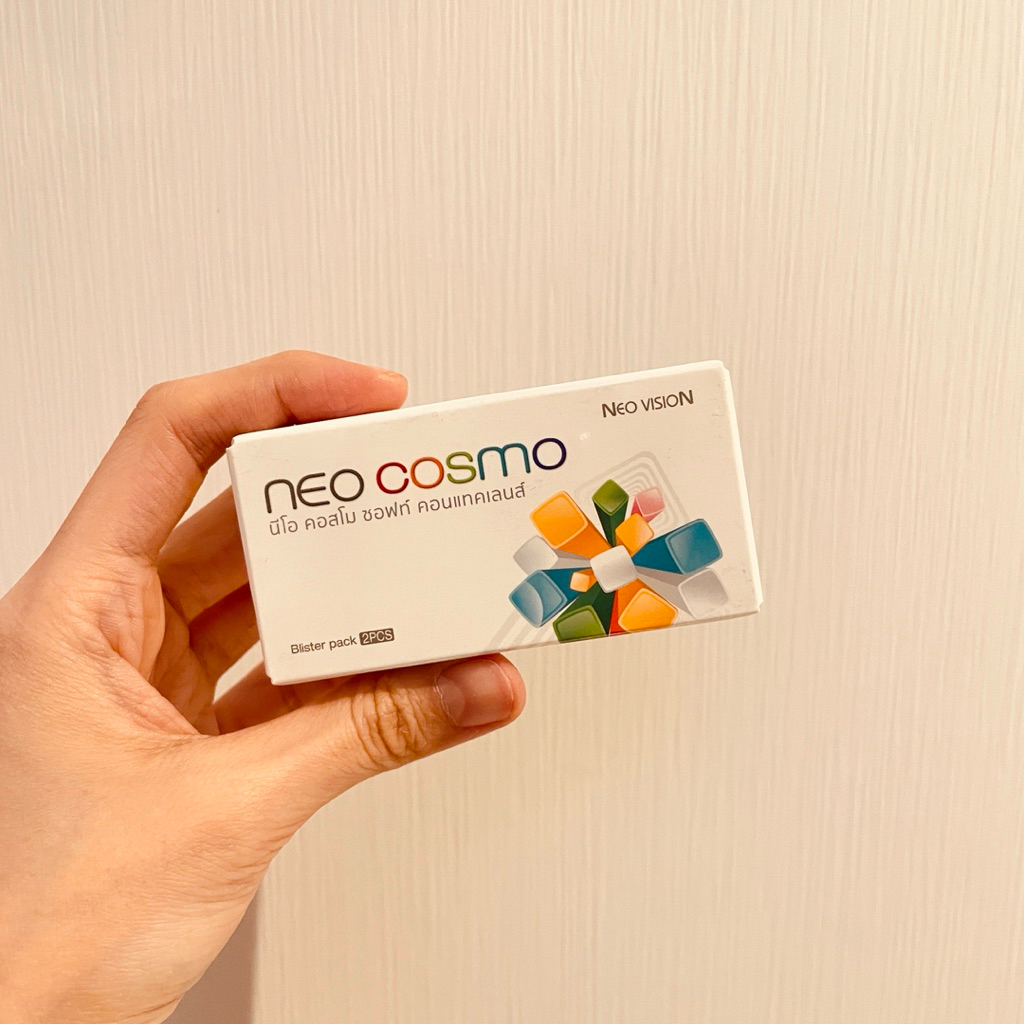 คอนแทคเลนส์ Neo Cosmo สี Eminence Gray สีเทา สายตา -350