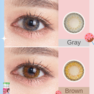 (COD)คอนแทคเลนส์ Contactlens ธรรมชาติGlamour สายตา+ปกติ Pret…