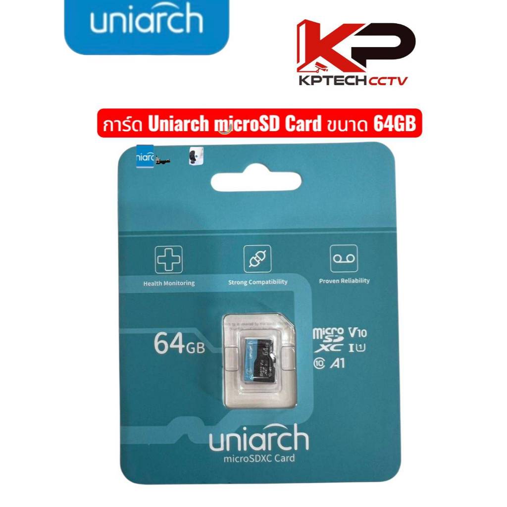 MicroSD Card Uniarch Model TF-64G-U-64 GB Class 10