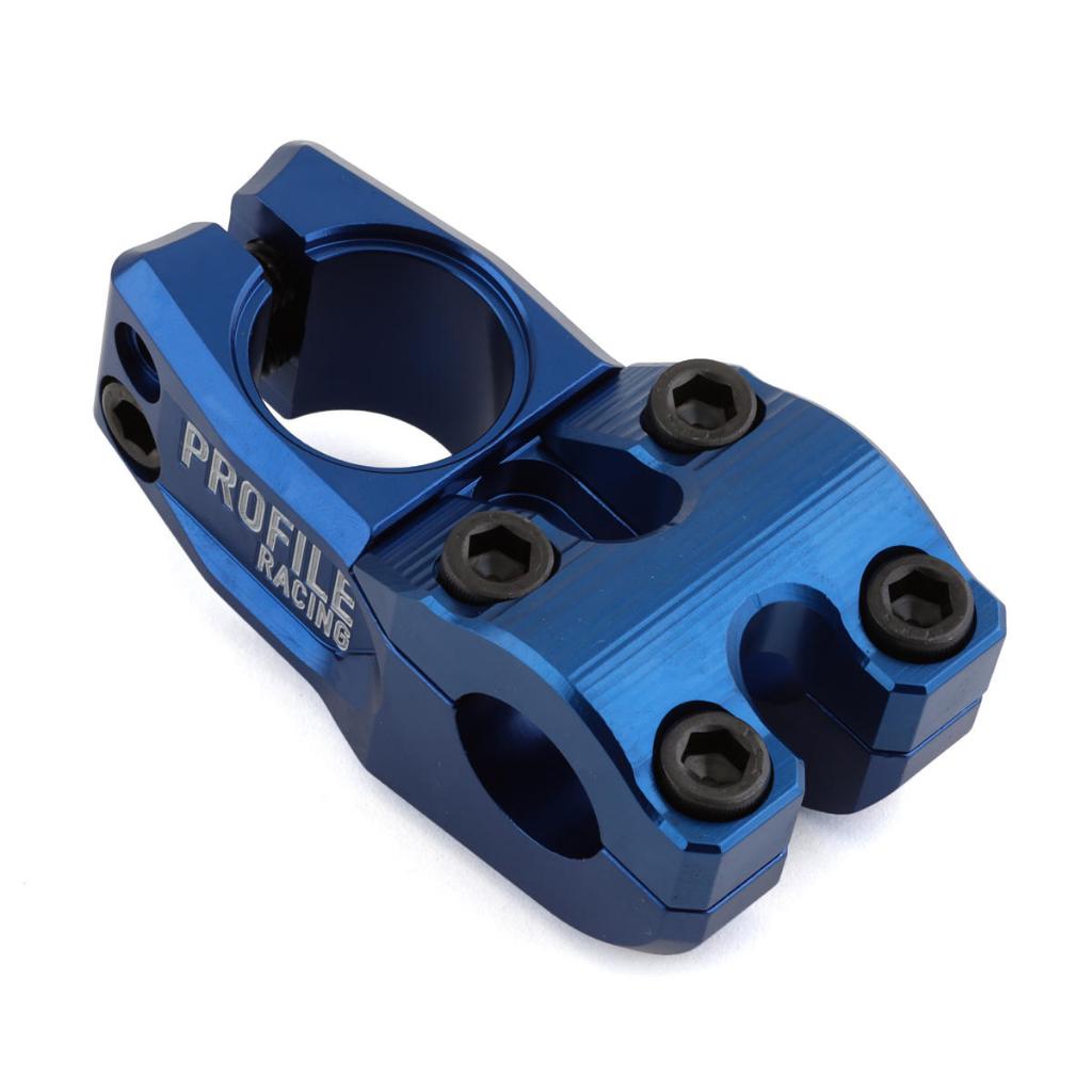 สเต็มจักรยาน BMX Profile Racing Mulville Push Top Load Stem Blue 48mm