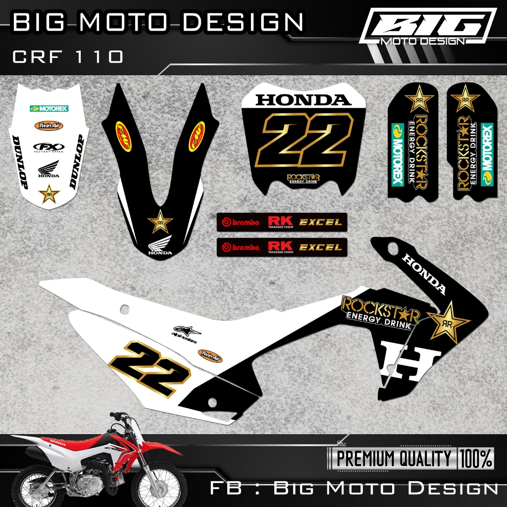 สติ๊กเกอร์ CRF 110 เต็มคัน