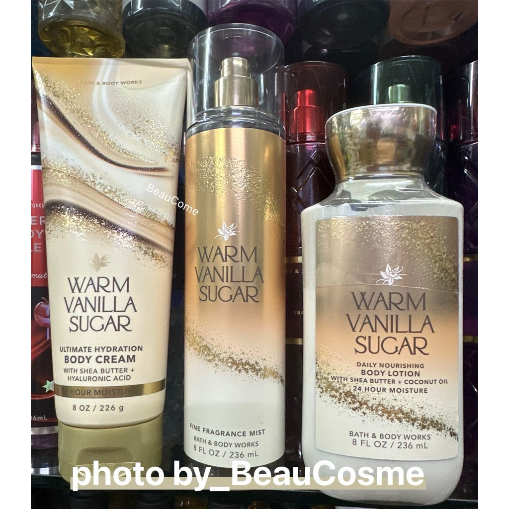Warm Vanilla  by_ Bath&BodyWorks _ Body Cream  _BodyLotion   _Mist
