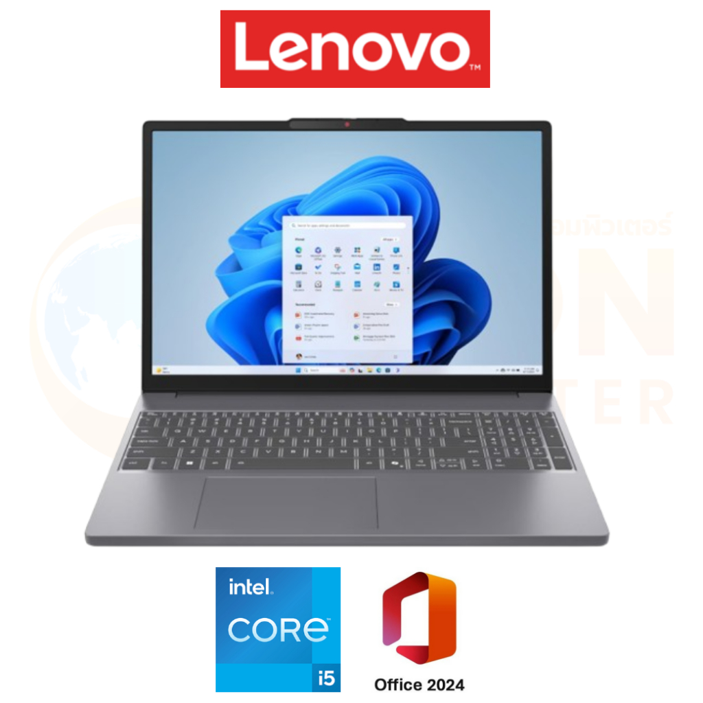 LENOVO IDEAPAD SLIM 3 15IRH10 83K100DCTA NOTEBOOK (โน้ตบุ๊ค) INTEL CORE I5-13420H / 16GB / 512GB / W