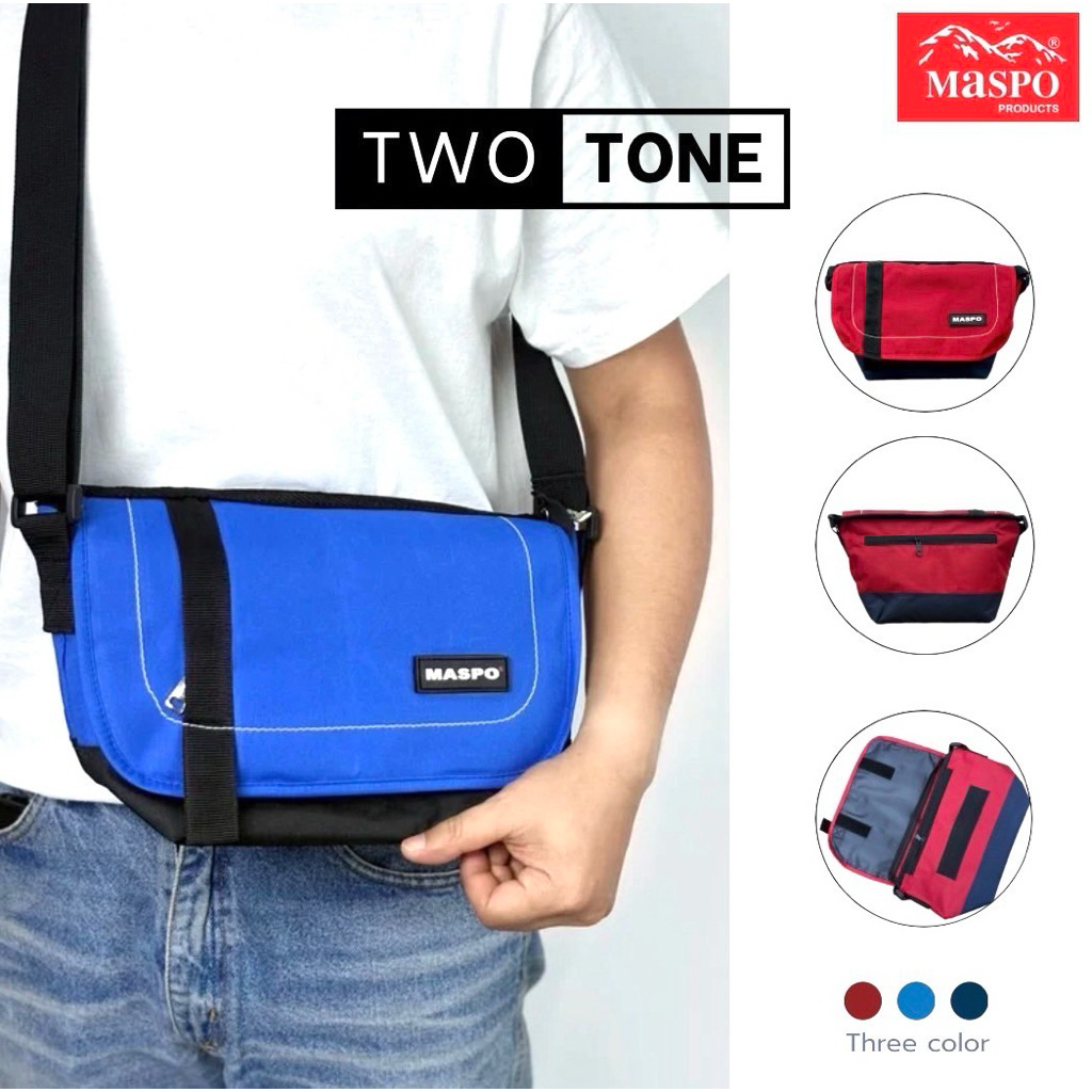 Maspo mini twotone bag กระเป๋าสะพายข้างทูโทน