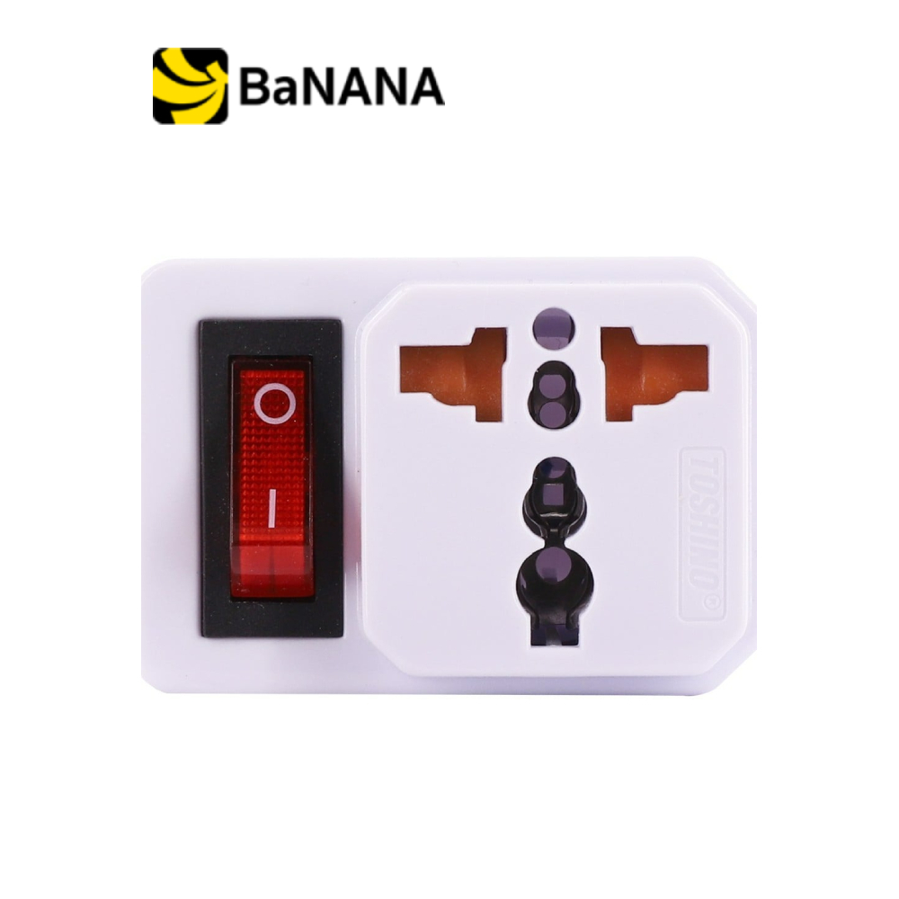 ปลั๊กไฟ Toshino Universal Adapter 1 Switch EA-ES by Banana IT