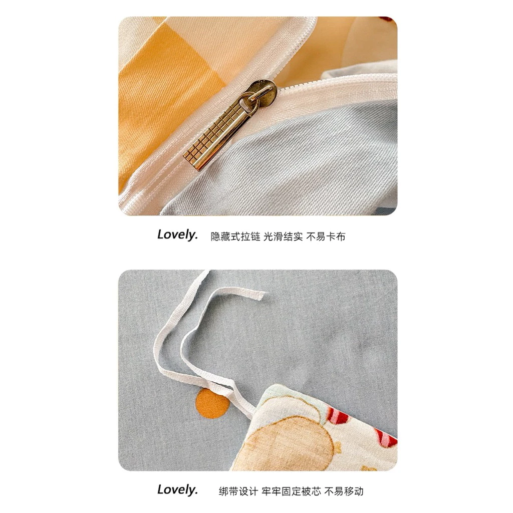 ชุดผ้าปูที่นอน ปลอกผ้าห่ม ลายหมีเนย Butter Bear thumbnail 8