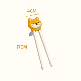 YoYo Training Chopsticks ตะเกียบสำหรับเด็ก BPA Free ลายน่ารัก ขนาดพอดีมือ