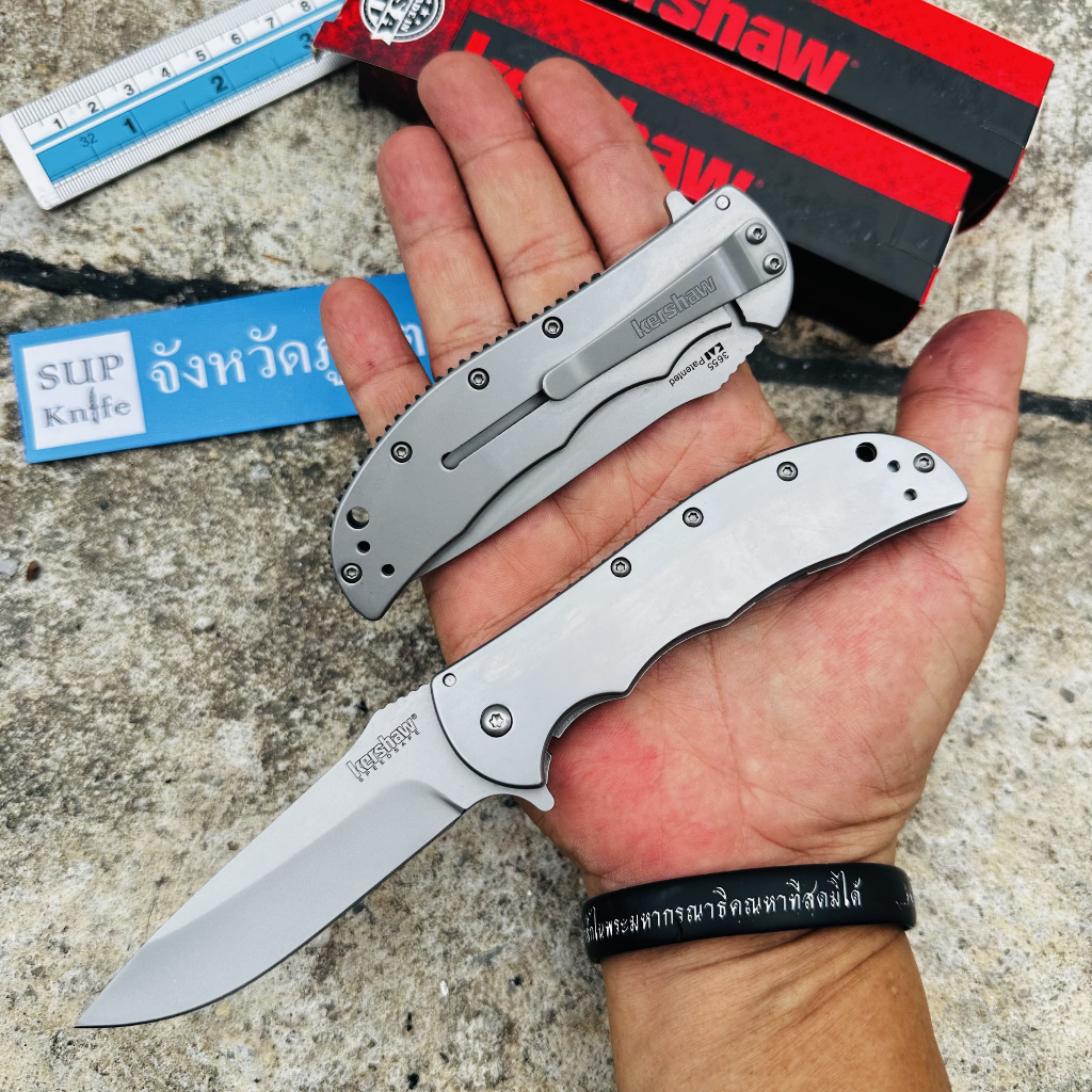 มีดพับ Kershaw 3655 Kaxiu ระบบเฟรมล็อค มีสปริงช่วยเปิดใบมีด