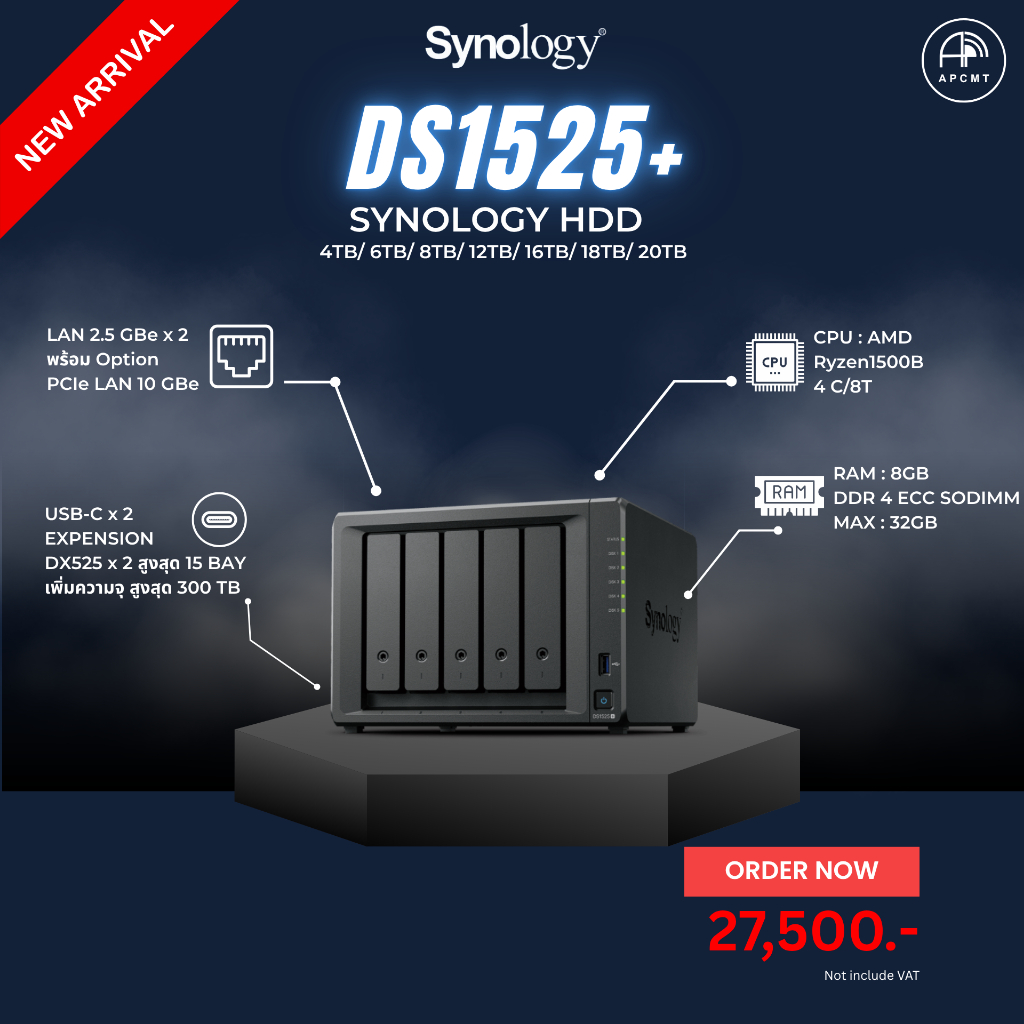 Synology Disktation DS1525+